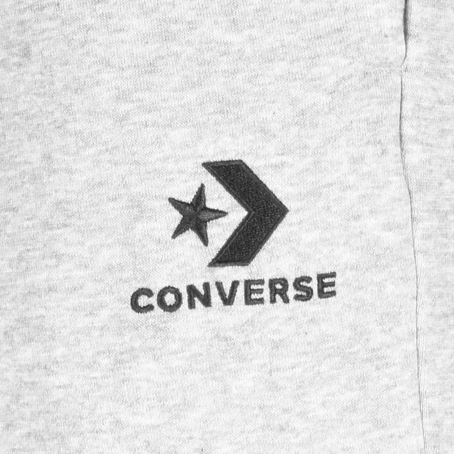 Alternative Image for ProductConverse Star Chevron Logo Jersey Shorts Grey3